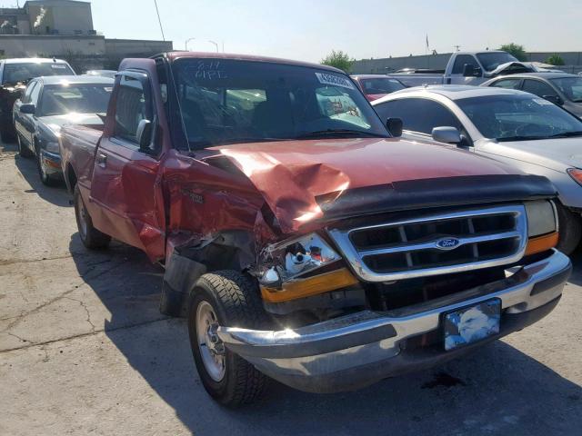 1FTYR14U2WTA73843 - 1998 FORD RANGER SUP RED photo 1