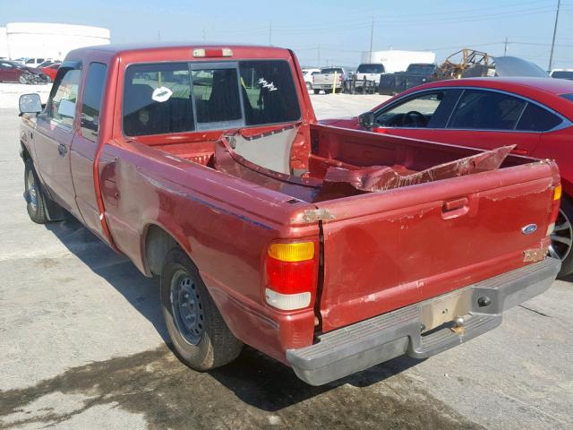 1FTYR14U2WTA73843 - 1998 FORD RANGER SUP RED photo 3