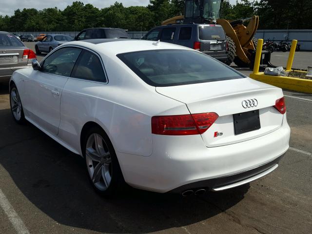 WAUVVAFR0AA027694 - 2010 AUDI S5 PRESTIG WHITE photo 3