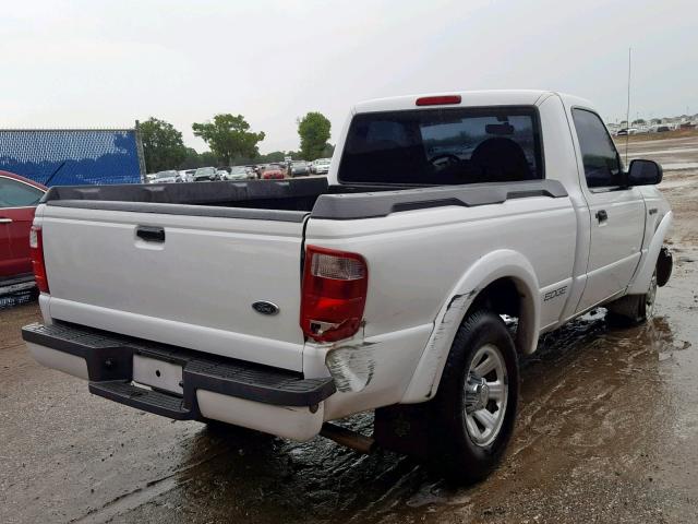 1FTYR10U22PA65167 - 2002 FORD RANGER WHITE photo 4