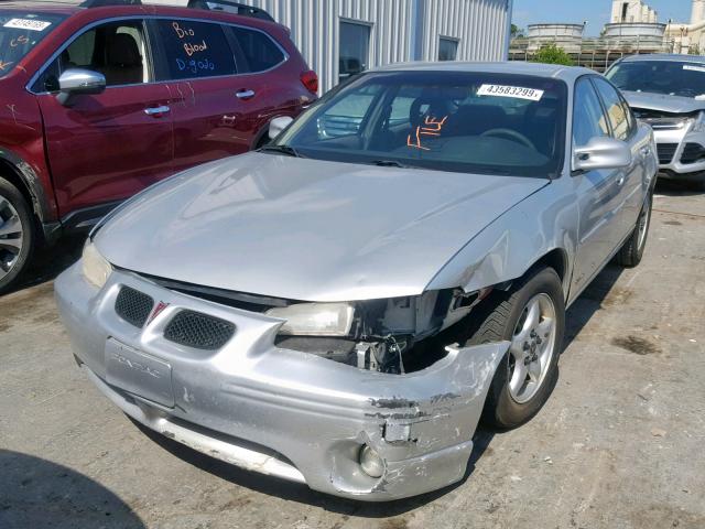 1G2WK52J62F276498 - 2002 PONTIAC GRAND PRIX SILVER photo 2