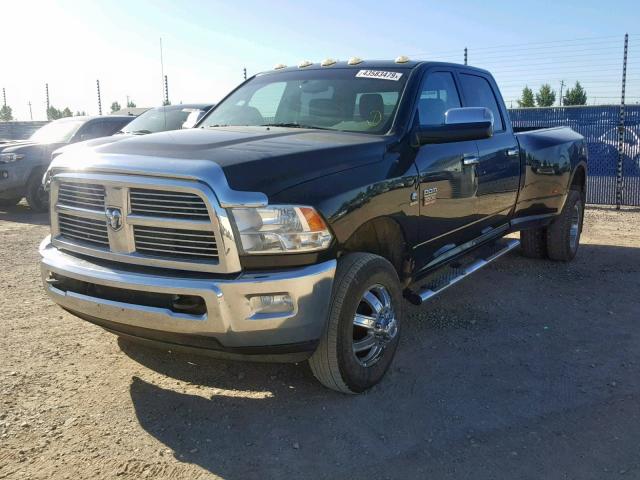 3D73Y4CL0BG517211 - 2011 DODGE RAM 3500 BLACK photo 2