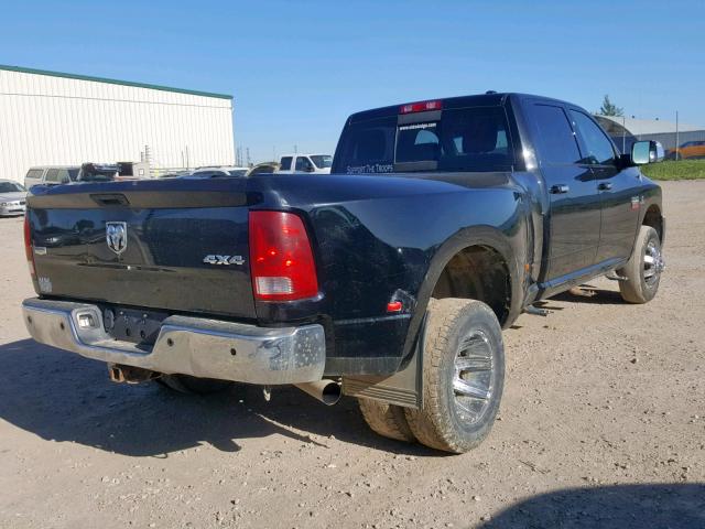 3D73Y4CL0BG517211 - 2011 DODGE RAM 3500 BLACK photo 4