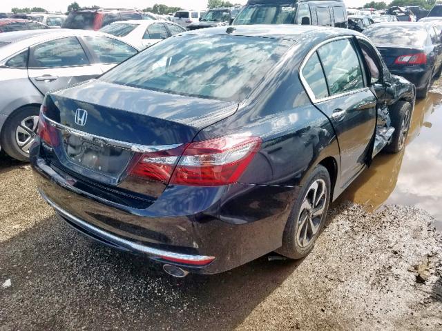 1HGCR2F87HA221159 - 2017 HONDA ACCORD EXL BLACK photo 4