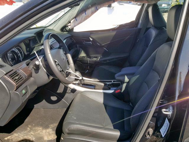 1HGCR2F87HA221159 - 2017 HONDA ACCORD EXL BLACK photo 5