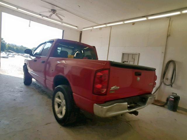 1D7HU18NX8S569134 - 2008 DODGE RAM 1500 S RED photo 3