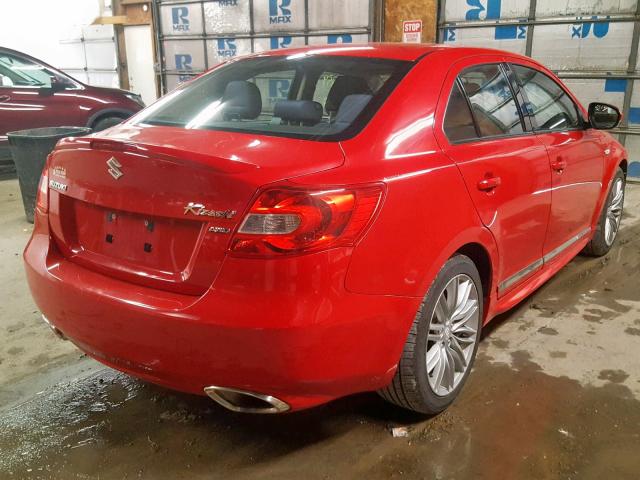 JS2RF9A60C6100510 - 2012 SUZUKI KIZASHI SP RED photo 4