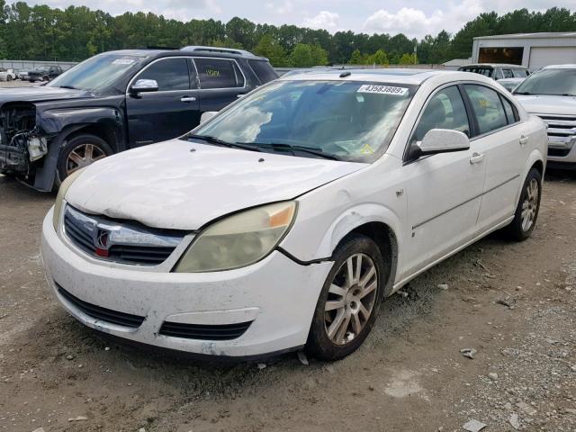 1G8ZS57N27F100098 - 2007 SATURN AURA XE WHITE photo 2