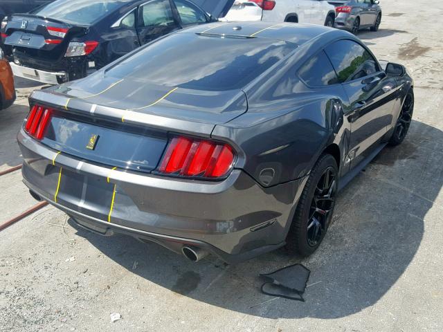 1FA6P8CF5G5276861 - 2016 FORD MUSTANG GT GRAY photo 4