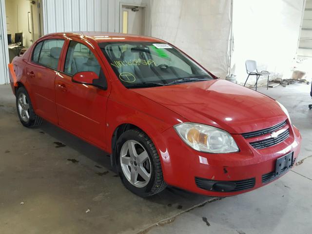 1G1AL55F767628569 - 2006 CHEVROLET COBALT LT RED photo 1