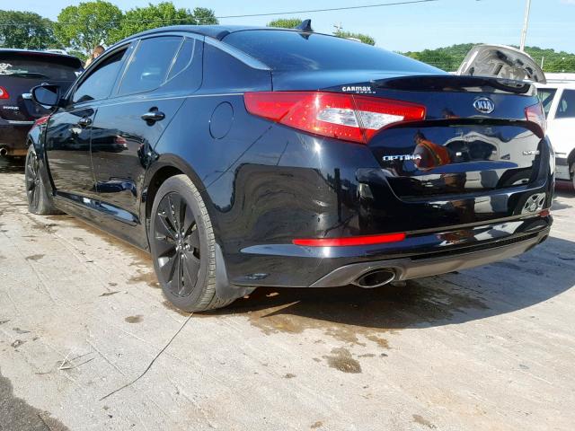 5XXGR4A68CG001771 - 2012 KIA OPTIMA SX BLACK photo 3