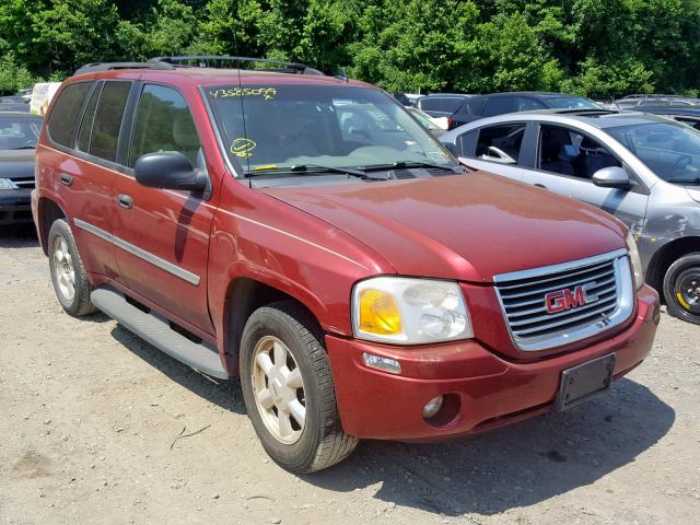 1GKDT13S582134700 - 2008 GMC ENVOY RED photo 1