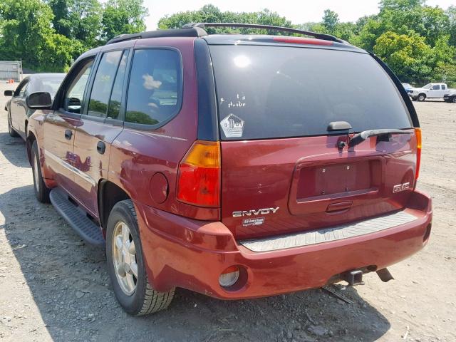 1GKDT13S582134700 - 2008 GMC ENVOY RED photo 3