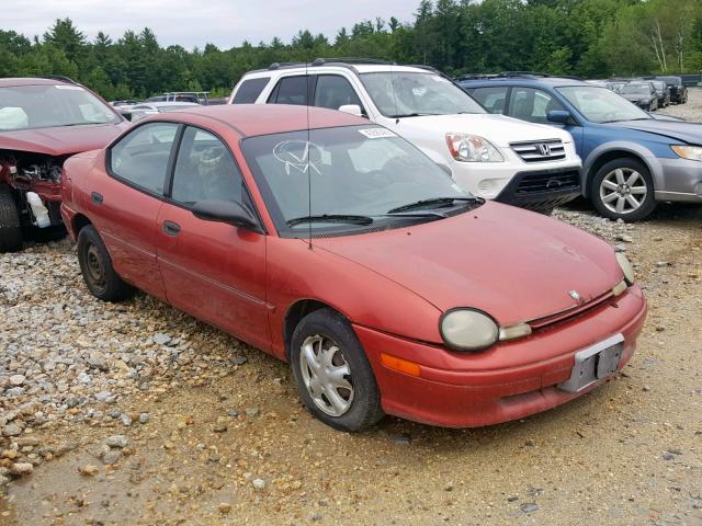 1B3ES47C0WD704676 - 1998 DODGE NEON HIGHL RED photo 1