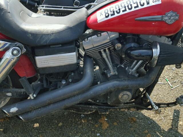 1HD1GY416AC307740 - 2010 HARLEY-DAVIDSON FXDF RED photo 7