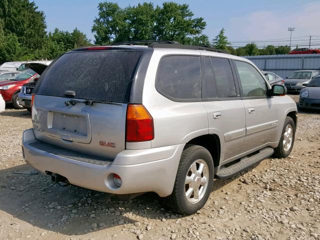 1GKDT13S642204389 - 2004 GMC ENVOY SILVER photo 4