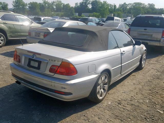 WBABW33474PL29814 - 2004 BMW 325 CI SILVER photo 4