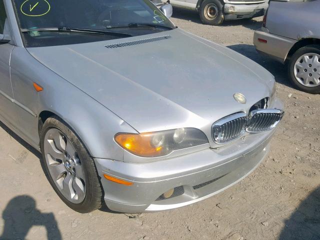 WBABW33474PL29814 - 2004 BMW 325 CI SILVER photo 9