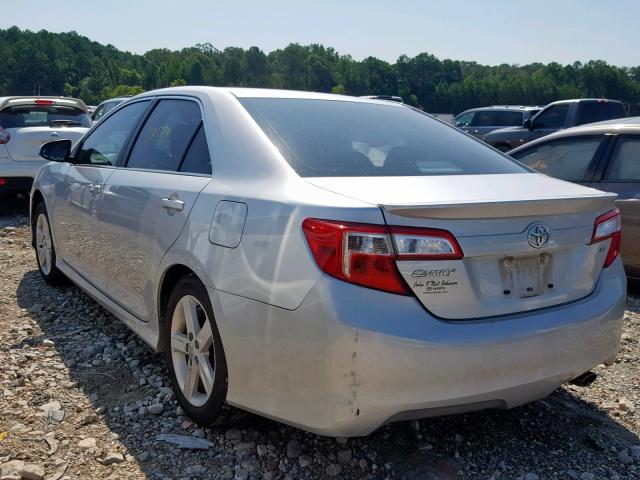 4T1BF1FK2EU753644 - 2014 TOYOTA CAMRY L SILVER photo 3