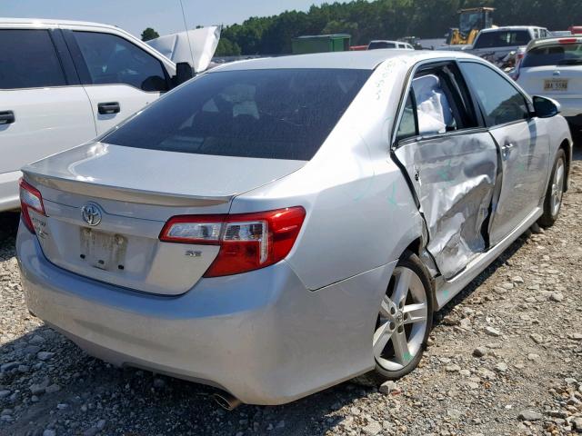 4T1BF1FK2EU753644 - 2014 TOYOTA CAMRY L SILVER photo 4