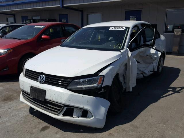3VW2K7AJ0EM412603 - 2014 VOLKSWAGEN JETTA BASE 白色 照片 2