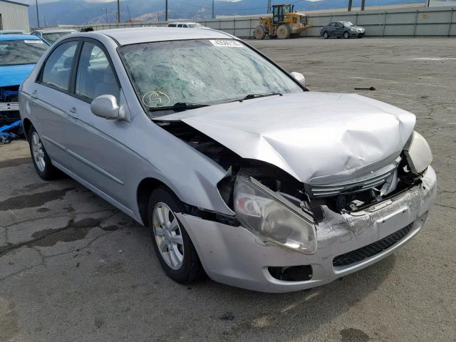 KNAFE121375407277 - 2007 KIA SPECTRA EX SILVER photo 1