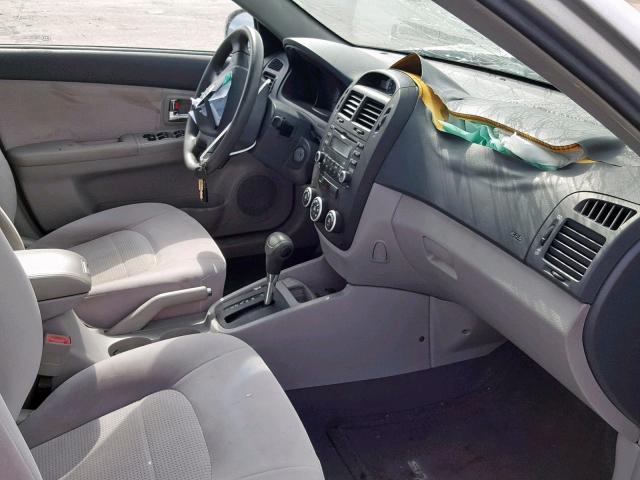 KNAFE121375407277 - 2007 KIA SPECTRA EX SILVER photo 5