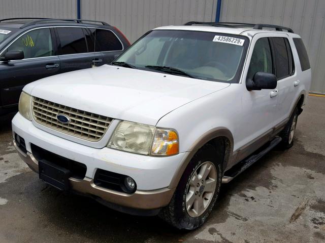 1FMZU74K23UB39071 - 2003 FORD EXPLORER E WHITE photo 2