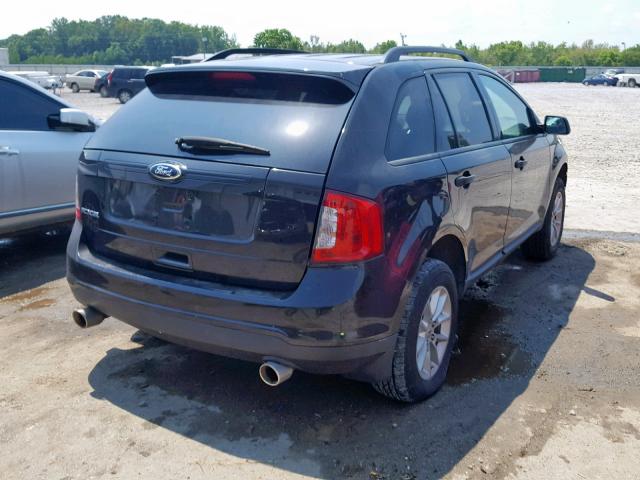 2FMDK3GC2DBC83529 - 2013 FORD EDGE SE BLACK photo 4