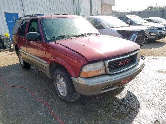 1GKCS13W8X2541782 - 1999 GMC JIMMY RED photo 1