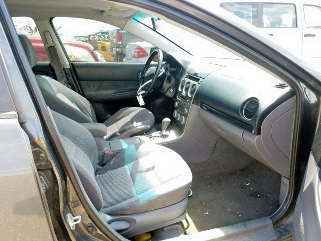 1YVFP80D035M55553 - 2003 MAZDA 6 S GRAY photo 5