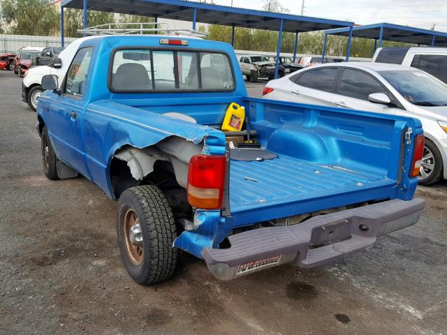 1FTCR10A9TUD40360 - 1996 FORD RANGER BLUE photo 3