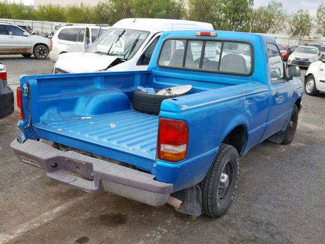 1FTCR10A9TUD40360 - 1996 FORD RANGER BLUE photo 4