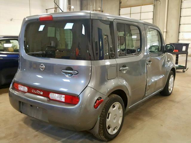 JN8AZ28R19T111357 - 2009 NISSAN CUBE BASE GRAY photo 4