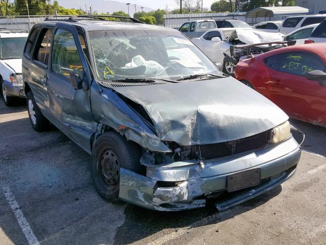 4N2DN11W7TD841996 - 1996 NISSAN QUEST XE GREEN photo 1