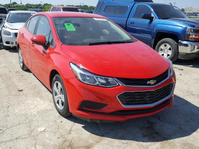 1G1BC5SM4H7269823 - 2017 CHEVROLET CRUZE LS RED photo 1