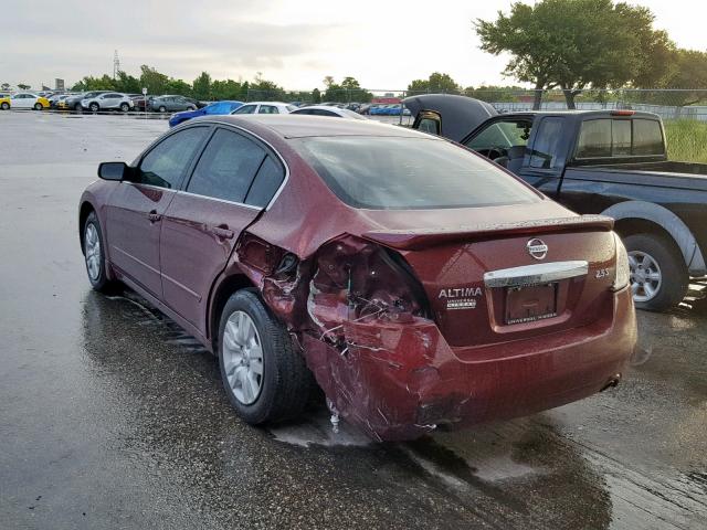 1N4AL2AP0CC241939 - 2012 NISSAN ALTIMA BAS BURGUNDY photo 3