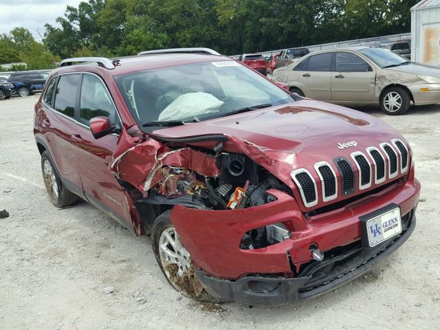 1C4PJLCB1FW548685 - 2015 JEEP CHEROKEE L RED photo 1