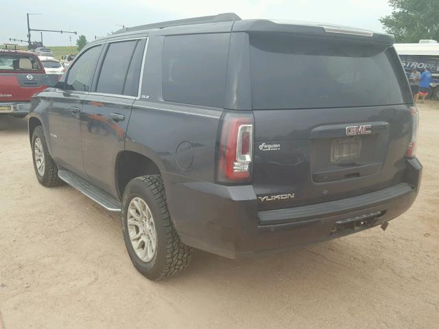 1GKS2AKC4GR226827 - 2016 GMC YUKON SLE BLACK photo 3