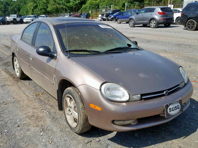 1B3ES46C61D148318 - 2001 DODGE NEON SE GOLD photo 1