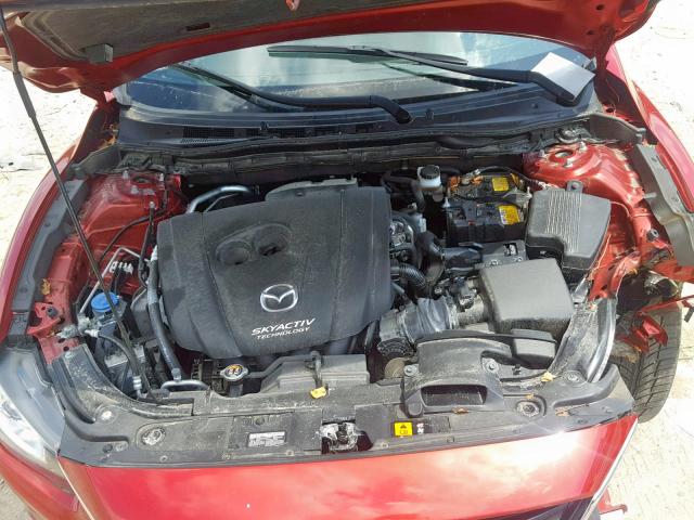 JM1GJ1U55G1418873 - 2016 MAZDA 6 SPORT RED photo 7