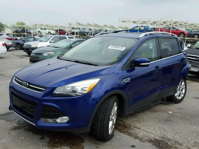 1FMCU0J9XFUC45139 - 2015 FORD ESCAPE TIT BLUE photo 2