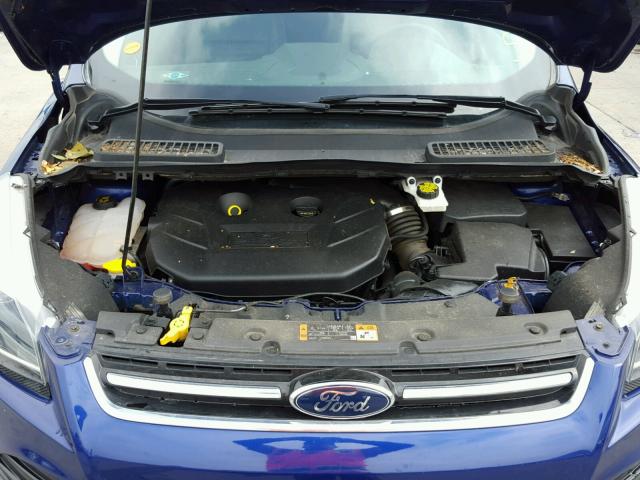 1FMCU0J9XFUC45139 - 2015 FORD ESCAPE TIT BLUE photo 7