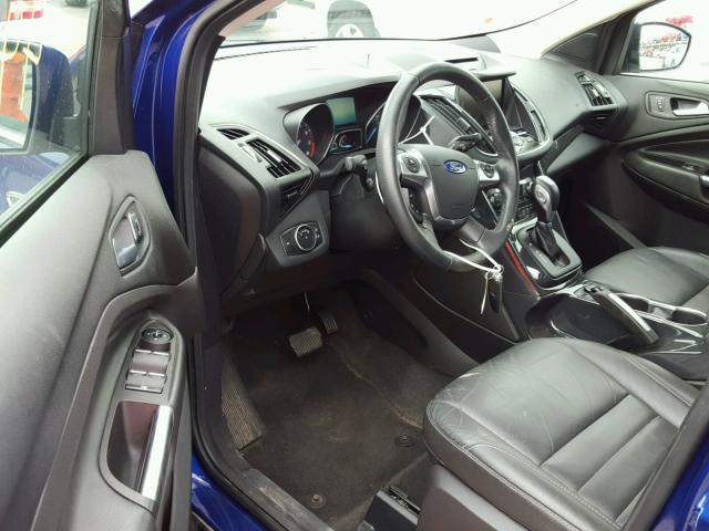 1FMCU0J9XFUC45139 - 2015 FORD ESCAPE TIT BLUE photo 9