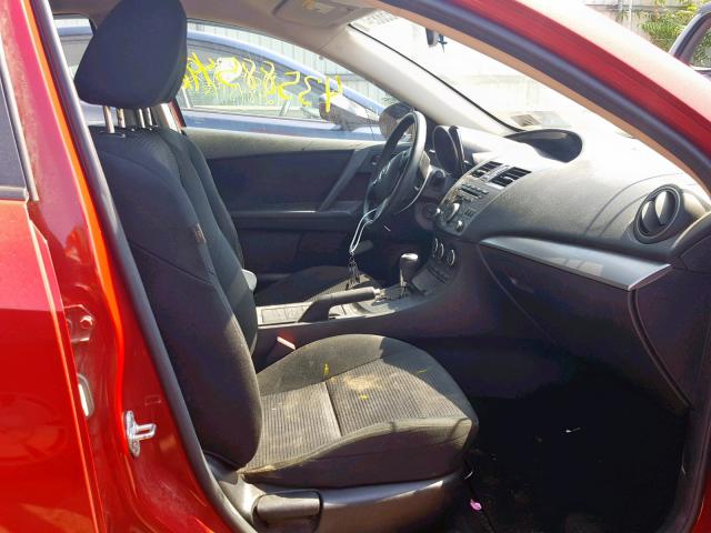 JM1BL1VP8D1822363 - 2013 MAZDA 3 I RED photo 5