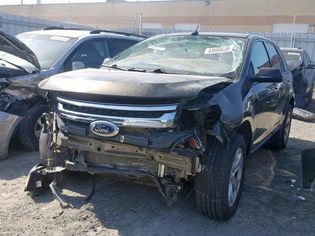 2FMDK3JC0BBB15944 - 2011 FORD EDGE SEL BROWN photo 2