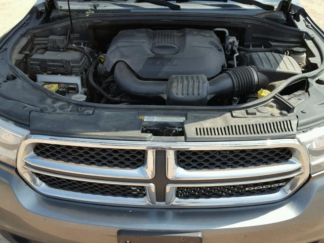 1D4RD4GG2BC740367 - 2011 DODGE DURANGO CR GRAY photo 7