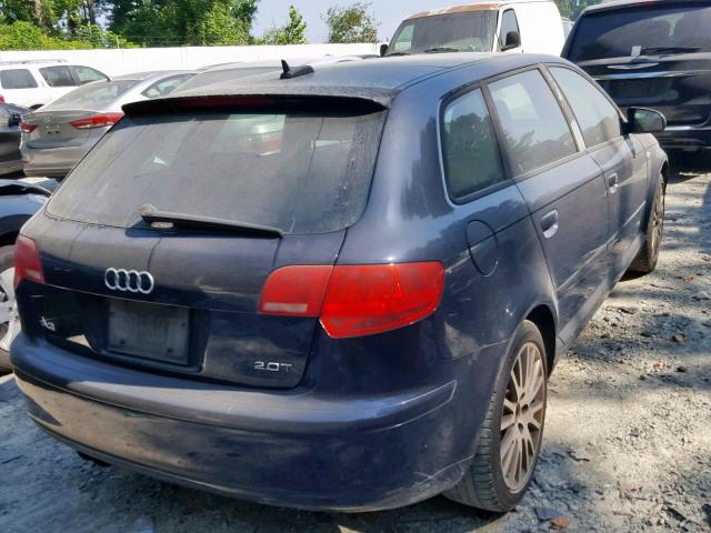 WAUMF78P26A060999 - 2006 AUDI A3 2.0 SPO BLUE photo 4