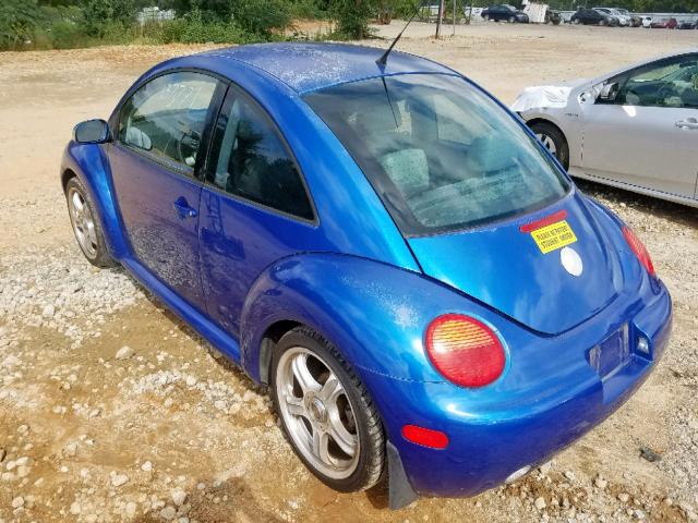 3VWBK31C25M401984 - 2005 VOLKSWAGEN NEW BEETLE ლურჯი ფოტო 3