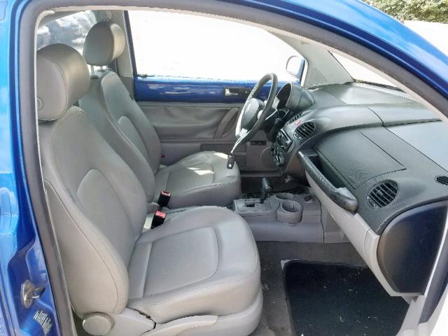 3VWBK31C25M401984 - 2005 VOLKSWAGEN NEW BEETLE ლურჯი ფოტო 5